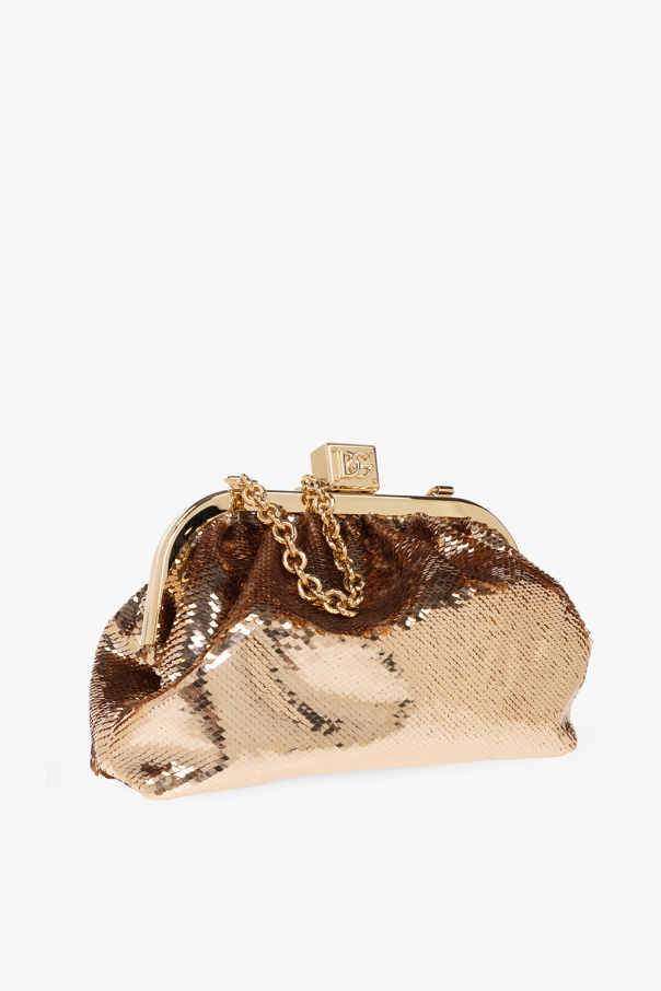 Gold 'Maria' sequinned shoulder bag Dolce & Gabbana - Dolce